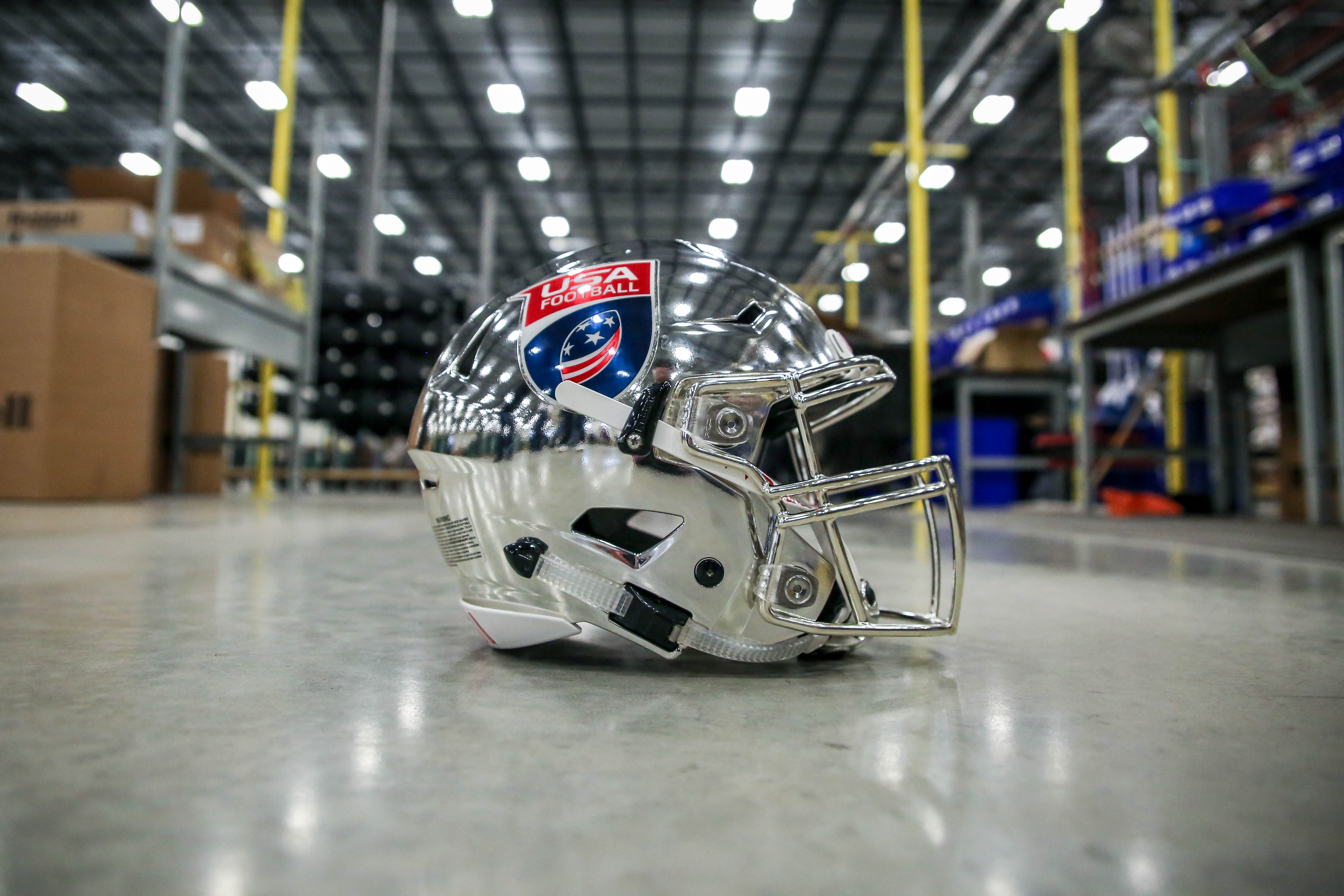 Riddell US National Team football helmet